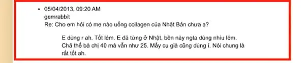 review collagen Nhật dạng bột