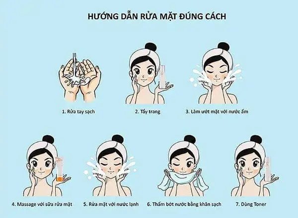 Các bước rửa mặt và tẩy trang cần thiết trước khi bôi kem dưỡng ẩm