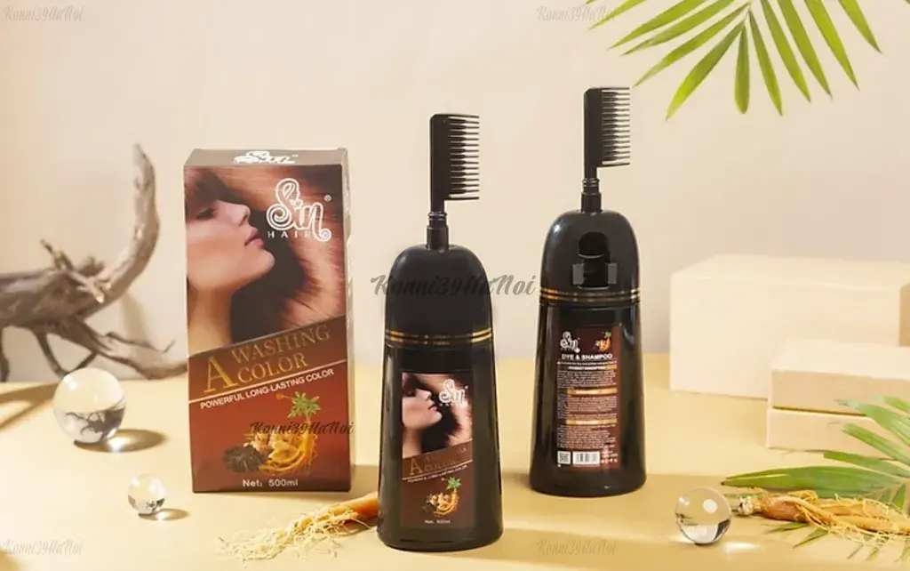 Dầu gội phủ bạc Sin Hair là lựa chọn đáng cân nhắc để có mái tóc đen khỏe, tự nhiên