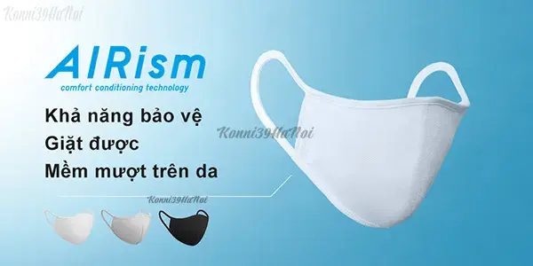 khẩu trang AIRism 3 lớp
