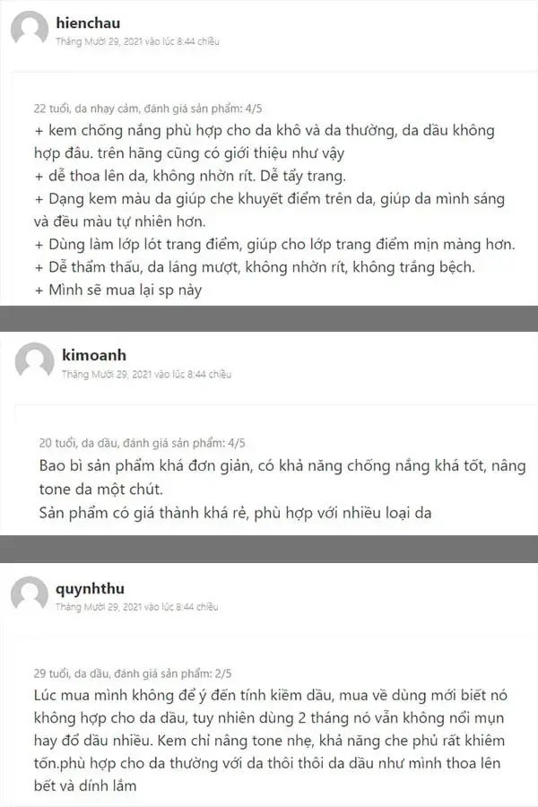 Khách hàng review Biore UV Aqua Rich BB Essence