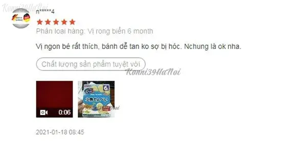 Review bánh ăn dặm Pigeon