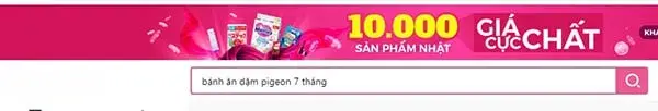 Cách đặt bánh ăn dặm Pigeon 7 tháng bước 1
