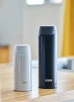Bình giữ nhiệt Thermos 500ml thép không gỉ, giữ nhiệt bền ( Màu Đen - Trắng) - Ảnh 2
