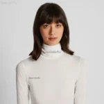 Áo giữ nhiệt GU chất mềm mát cao cổ màu 01 Off White (nhiều size) - Ảnh 2