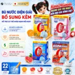 Bột pha nước uống Fine Ion điện giải hộp 3,2g x 22 gói