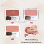 Phấn má hồng Cezanne Nutural Cheek 4g (01 - Peach Pink)