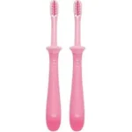 Set 2 bàn chải đánh răng cho bé Pigeon từ 1.5 tuổi - màu hồng - Ảnh 3