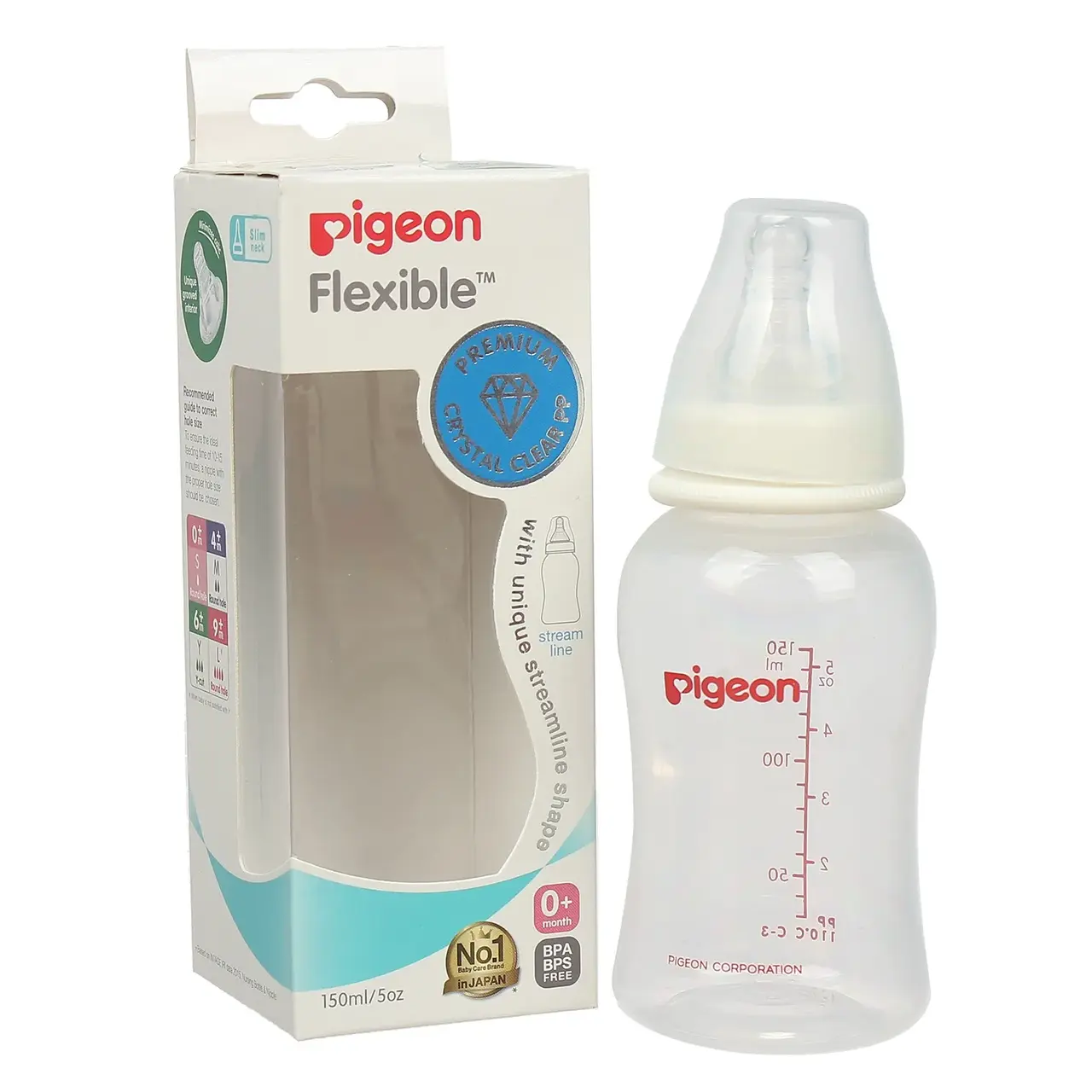 binh-sua-pp-streamline-pigeon-150ml-1_1 Bình sữa Pigeon 150ml Streamline ( 0 tháng tuổi)