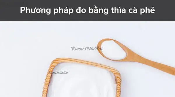 ước lượng kem dưỡng ẩm bằng thìa cafe