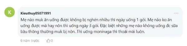 Mẹ Kieuthuy05071991 review về sữa bầu Morinaga