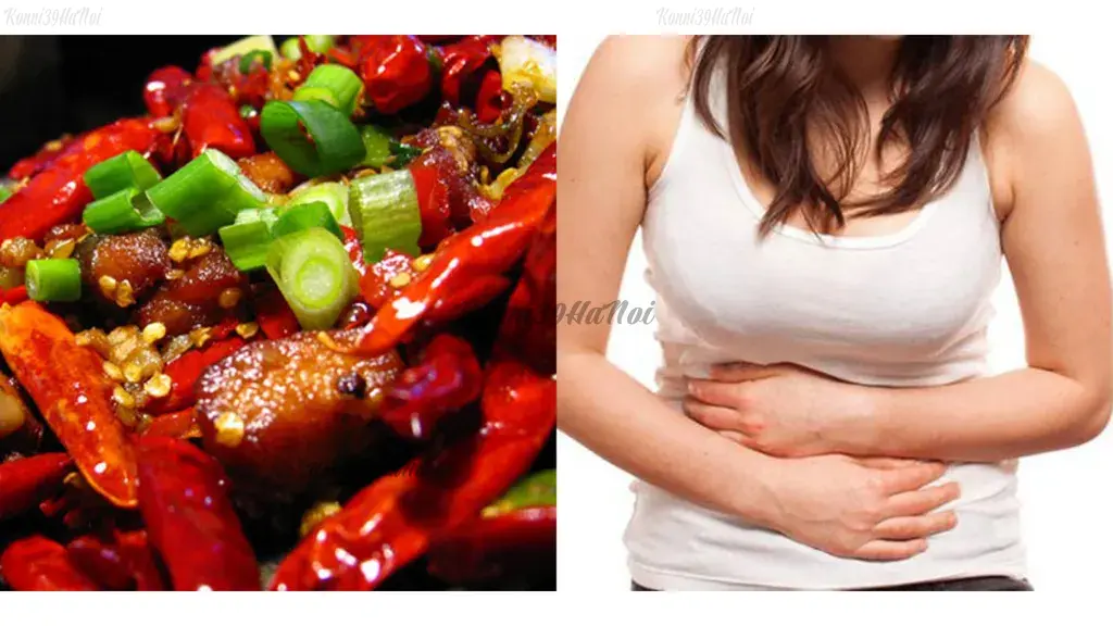 Thói quen ăn uống nhiều đồ cay nóng, ăn ít rau xanh là nguyên nhân chủ yếu gây ra tình trạng đau dạ dày