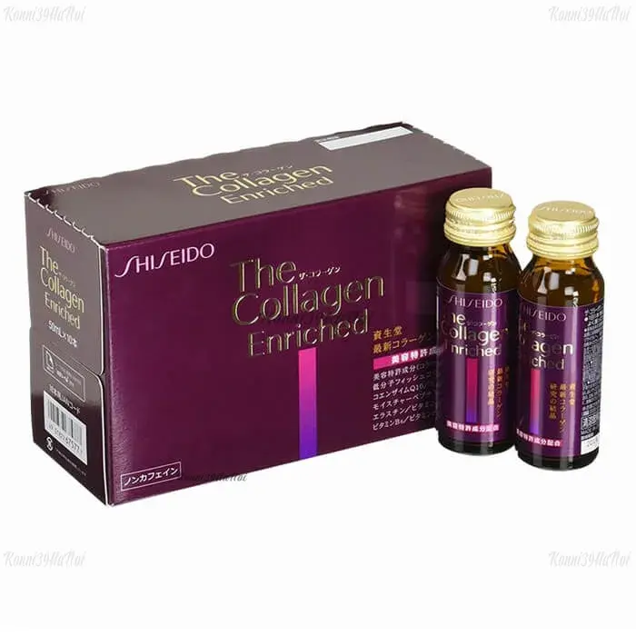 Collagen Shiseido Enriched dạng nước uống Nhật Bản 10 chai x 50ml
