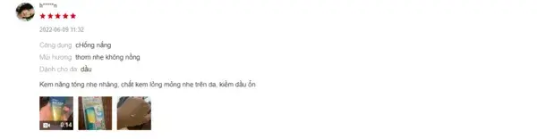 Người dùng đánh giá mùi hương