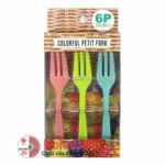 Set 6 dĩa nhựa Echo Metal 9.2cm - 3 màu - Ảnh 2