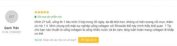 review collagen Shiseido dạng nước review collagen Shiseido dạng nước
