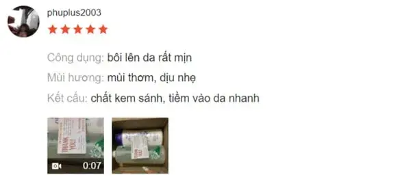 review dưỡng thể Hatomugi ban đêm