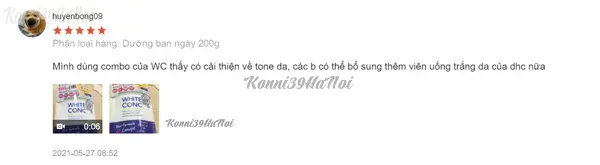 e0smgy73xz Người dùng nhận xét rằng kem của White Conc giúp cải thiện về tone da, ngoài ra có thể kết hợp thêm viên uống trắng da để thấy rõ hiệu quả.