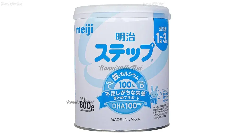 Meiji số 9 dạng lon cho bé 1 - 3 tuổi