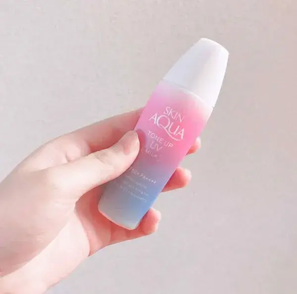 Kem chống nắng Skin Aqua Tone Up UV Milk Lavender 40ml Kem chống nắng Skin Aqua Tone Up UV Milk Lavender 40ml