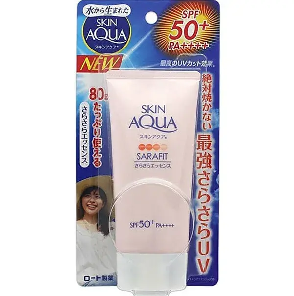Kem chống nắng Skin Aqua Sarafit hồng
