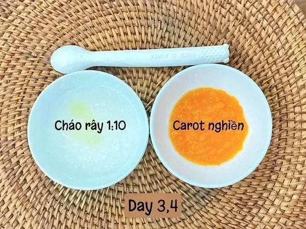 Ăn dặm kiểu Nhật gồm các món ăn được chế biến riêng biệt, có độ thô phù hợp với từng độ tuổi