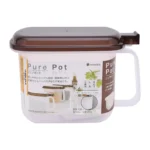 Hộp đựng gia vị Inomata kèm thìa - nâu - Ảnh 2