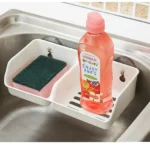 Giá để giẻ rửa bát Sanada 2 ngăn - Hàng nhập nội địa Nhật Bản - Ảnh 3