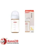 Bình sữa Pigeon cổ rộng 240ml - Hàng nhập nội địa Nhật Bản