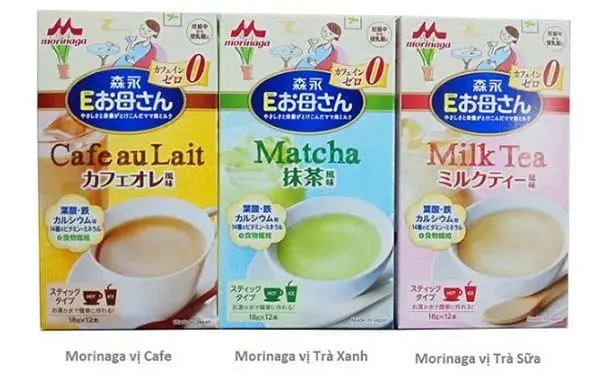 Sữa Morinaga được đánh giá là sữa cho bà bầu tốt nhất hiện nay. Các vị sữa Morinaga
