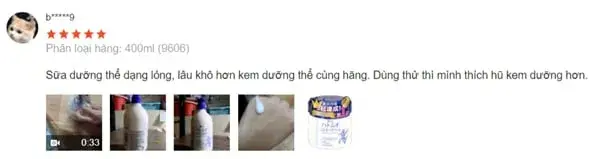 review dưỡng thể Hatomugi ban đêm
