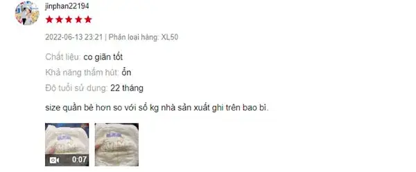 review bỉm merries