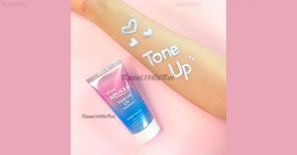 Kem chống nắng Skin Aqua Tone Up Essence Lavender