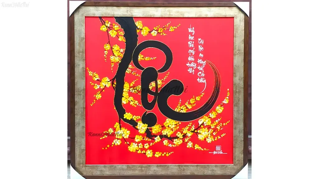 Tranh thư pháp là một món quà độc đáo và đầy ý nghĩa