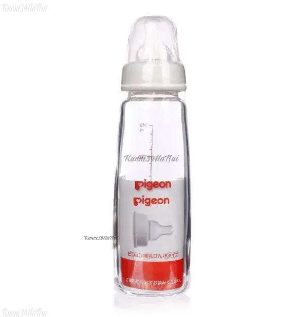 Bình sữa Pigeon thủy tinh 240ml cổ hẹp