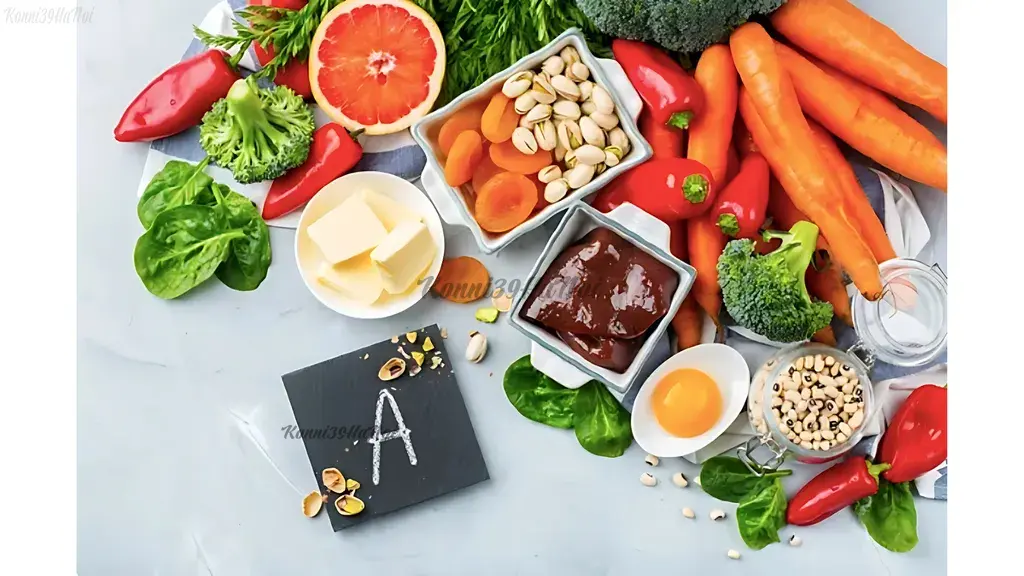 Cung cấp vitamin A cho trẻ bằng cách bổ sung các loại quả màu đỏ, vàng, rau màu xanh đậm vào chế độ ăn hàng ngày