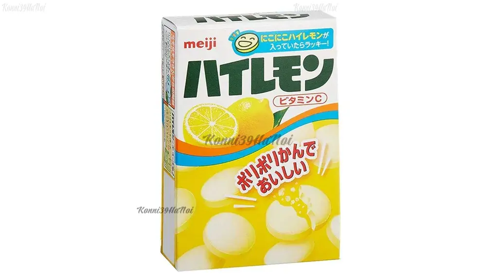 Sữa chua khô Meiji vị chanh thơm ngon bổ sung vitamin C tăng cường hệ miễn dịch cho trẻ