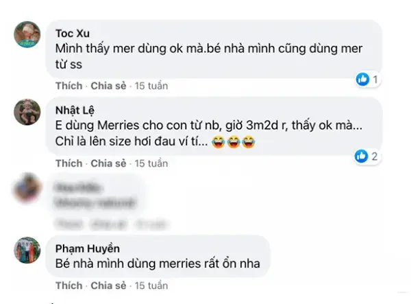 Nhiều mẹ tin dùng bỉm Merries cho con