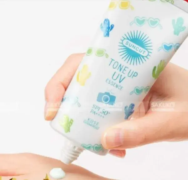 Kem chống nắng Suncut Tone Up UV Essence SPF