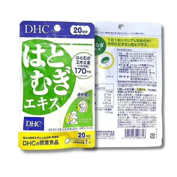 Sử dụng đúng liều lượng (1 viên/ngày) và uống nhiều nước khi dùng viên trắng da DHC
