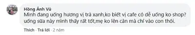 Tài khoản Hồng Ảnh Vũ đánh giá tốt về sữa bầu Morinaga Nhật