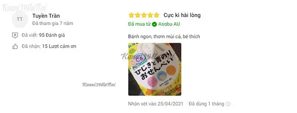 Review bánh ăn dặm Pigeon