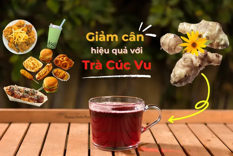 Giảm cân hiệu quả sau Tết nhờ trà Cúc Vu