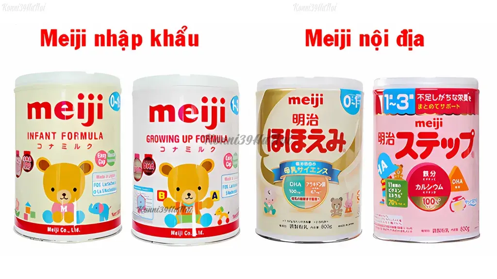 Cả hai loại sữa Meiji nội địa và nhập khẩu đều được sản xuất tại Nhật Bản theo công nghệ hiện đại