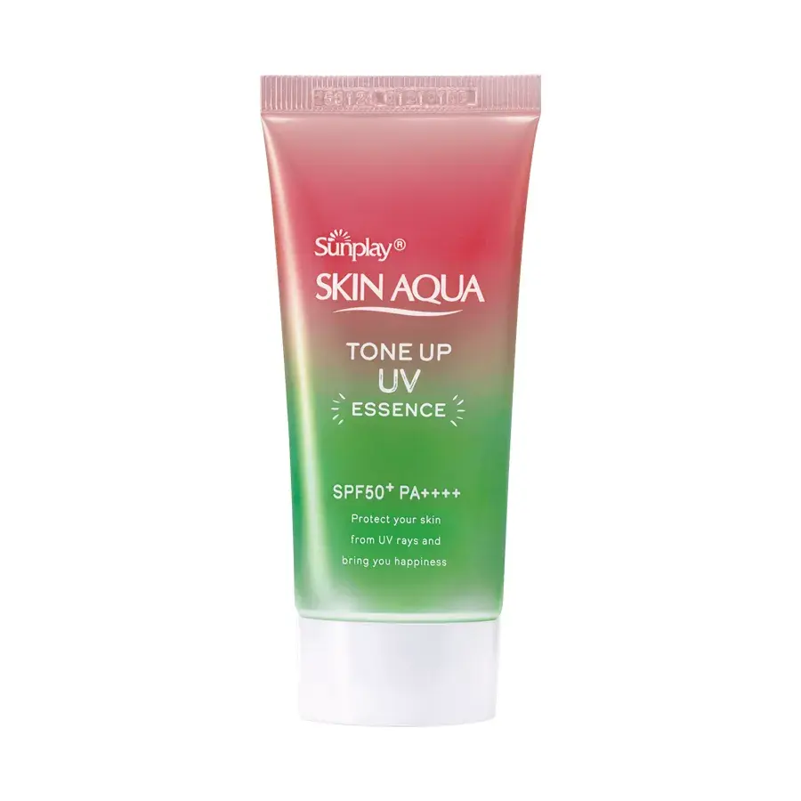 ska_tone_up_essence_rosa_1_55c60983b3194ca8941acf17affb3a8a_master Kem Chống Nắng Skin Aqua Tone Up UV Essence Happiness Aura SPF50+, PA+ – Love + Rosa Beauty Store