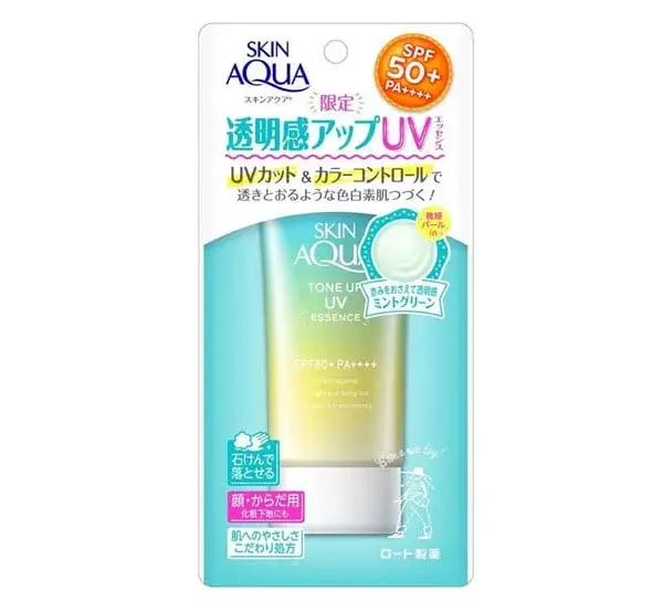 kem chống nắng Skin Aqua Tone Up UV Essence Mint Green kem chống nắng Skin Aqua Tone Up UV Essence Mint Green