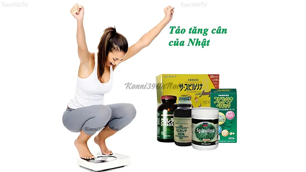 Tảo spirulina Nhật giúp tăng cân