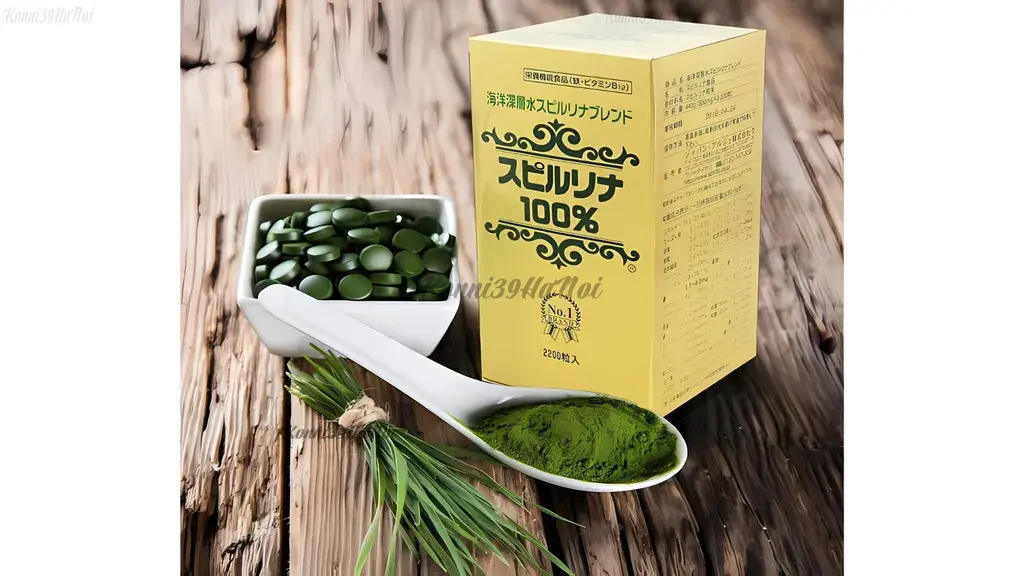 Bộ và viên tảo xoắn Nhật