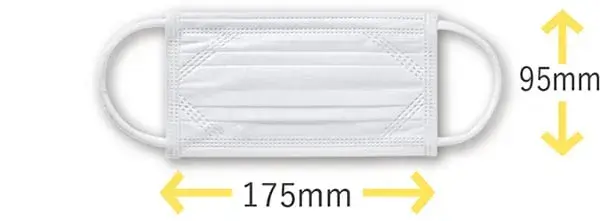 Kích cỡ tiêu chuẩn của khẩu trang BMC loại thường và loại mềm xốp