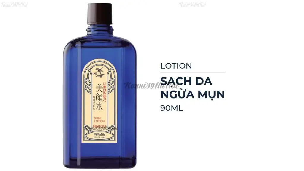 Lotion Meishoku Bigansui Medicated thích hợp cho da dầu mụn